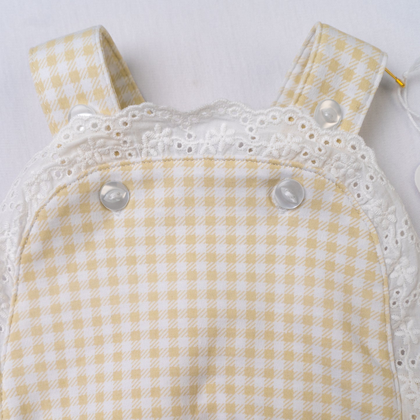 overall butter gingham