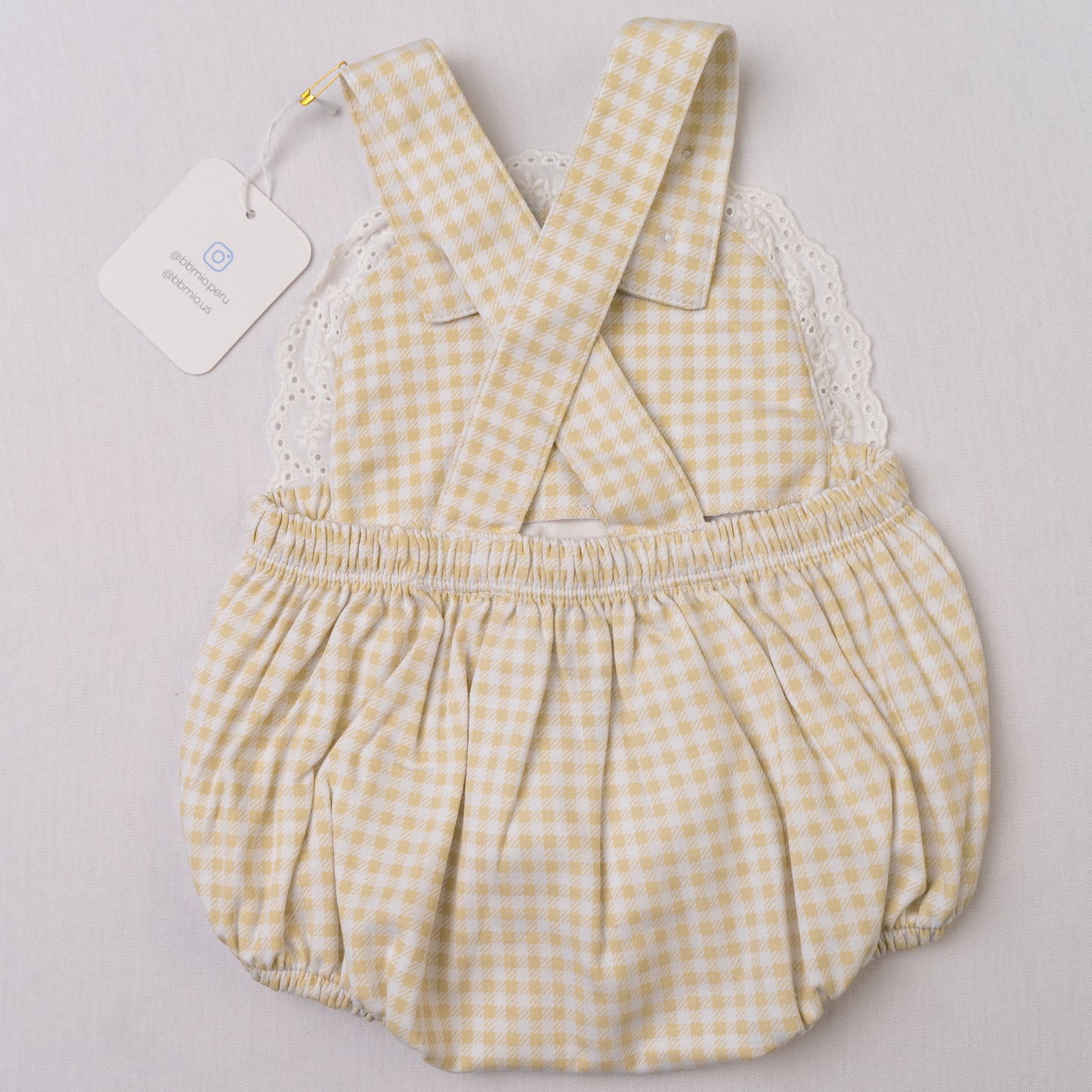 overall butter gingham