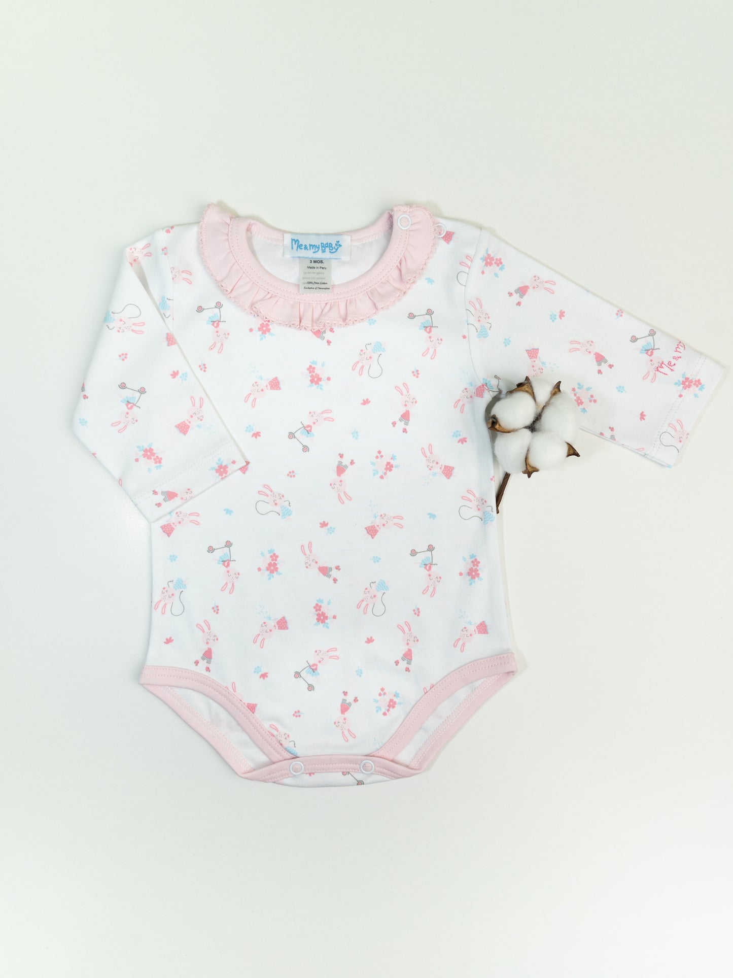 bunnies print body and pants set